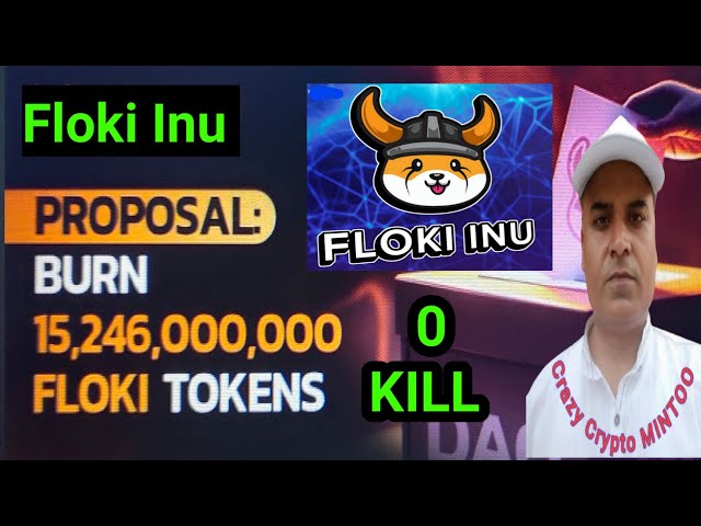 Floki Inu 152억 개의 토큰 소각, ZERO KILL || 페페 || 크레이지 크립토 민트투