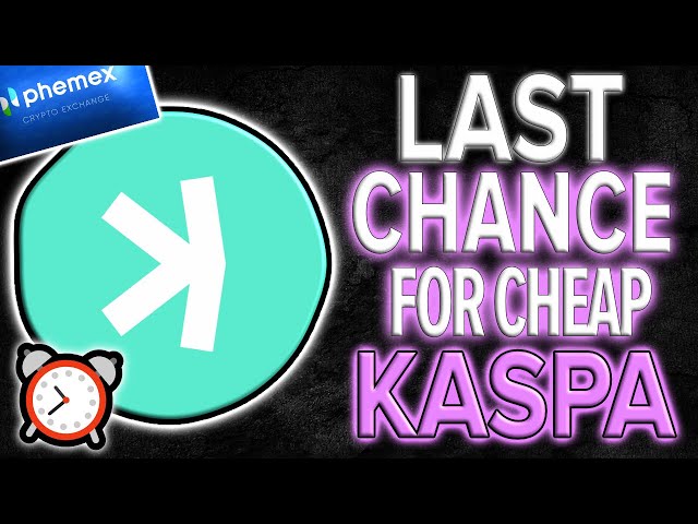 $KAS KASPA🔥 – CELA POURRAIT ÊTRE VOTRE DERNIÈRE CHANCE D'ACHETER DU KASPA À MOINS DE 12 ¢ !