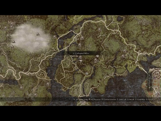 Dragon's Dogma 2 - Jeton du chercheur, à flanc de falaise au sud de la mine effondrée, près de Harve