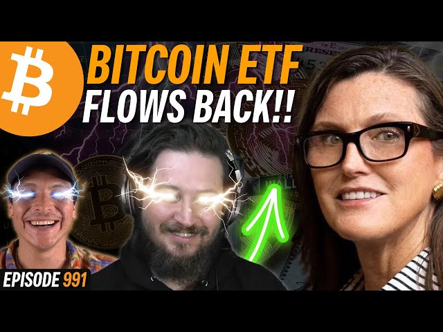 Eilmeldung: Rekordzuflüsse von Bitcoin-ETFs in Höhe von 133 Millionen US-Dollar | EP 991