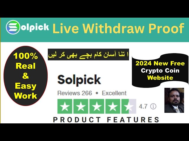 Sol Pick Live Withdraw II Verdienen Sie jede Stunde kostenlose Solana-Münzen