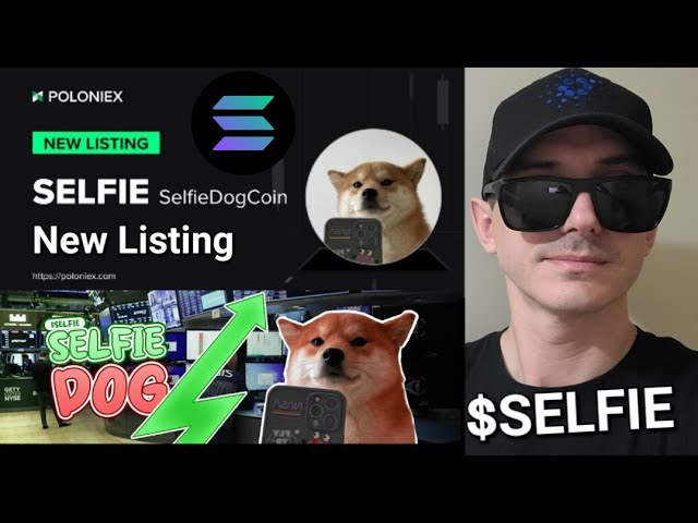 $SELFIE - SelfieDogCoin TOKEN CRYPTO COIN SELFIE DOG POLONIEX MEME DOGE SOL SOLANA RAYDIUM JUPITER