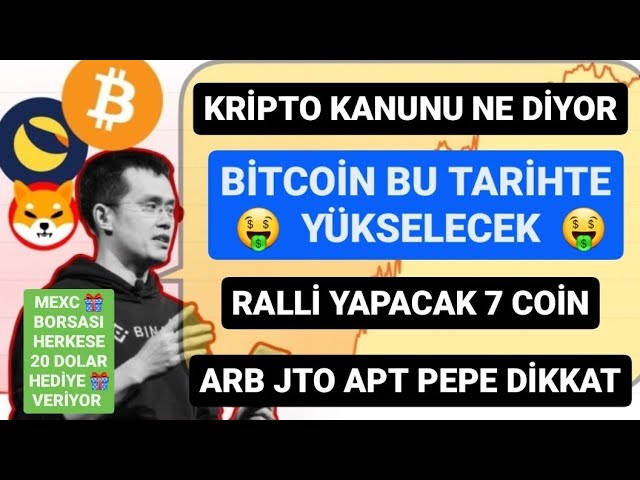 암호화폐법에 따르면 🚨BITCOIN은 이 날짜에 상승할 것입니다🚨7개의 코인이 반등할 것입니다🚨ARB JTO APT PEPE 주의