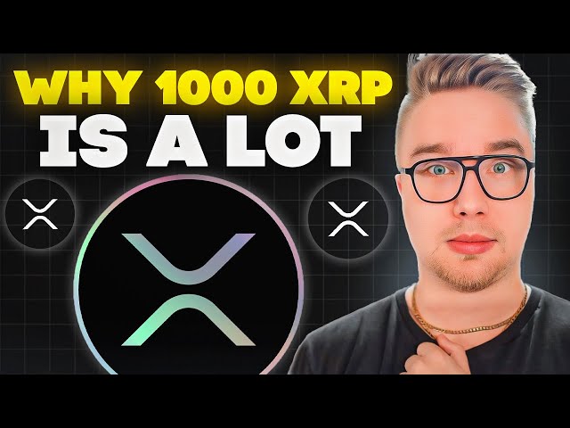 속보: XRP는 너무 부족해서 1000 XRP는 너무 많습니다!