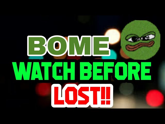 BOME Must Watch Holders! Book of Meme Price Prediction! BOME News Today