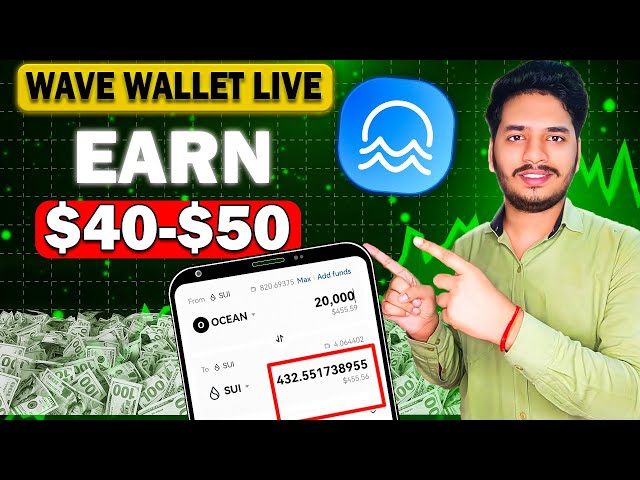 🤑250$ Wave Wallet Free Mining | Ocean Token Mining Wave Wallet of Sui | #wavewallet