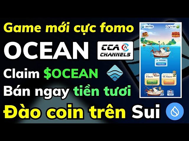 Mining OCEAN Token From Wave Wallet Mining, Add Contract Ocean And Sell To SUI Coin