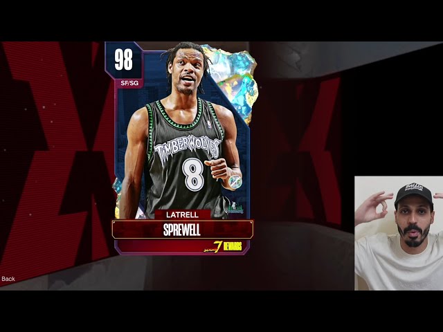 GAMEPLAY GRATUIT GALAXY OPAL LATRELL SPREWELL ! MEILLEURE RÉCOMPENSE DE JETONS dans NBA 2K24 MYTEAM !?!?