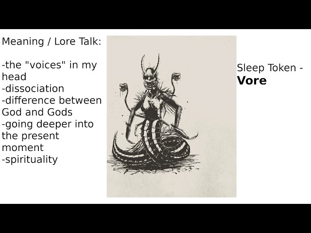 意義/傳說談話 - 睡眠令牌 - Vore