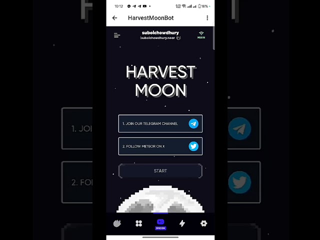 Harvest Moon 挖矿应用程序 |设置和令牌领取 |千万不要错过它