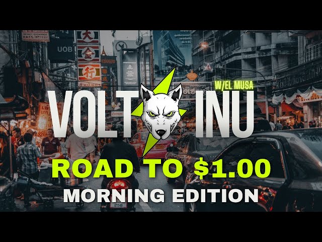 VOLTINU 的：走向 1.00 美元早间版⚡🗞️ #VOLT #VOLTARMY #BSC #ETH #MATIC #CRYPTONEWS