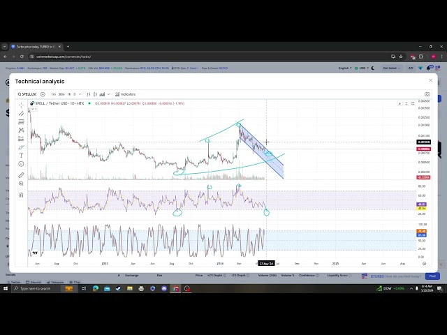 MISE À JOUR DES ACTUALITÉS SPELL TOKEN SPELL, PRÉDICTION ET ANALYSE DES PRIX DES CIBLES 20 05 2024