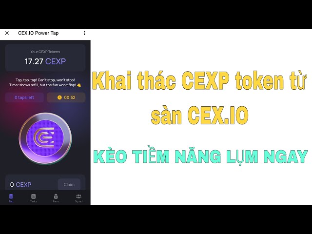 CEX.IO EXCHANGE の潜在的なベットから CEXP トークンを今すぐマイニング