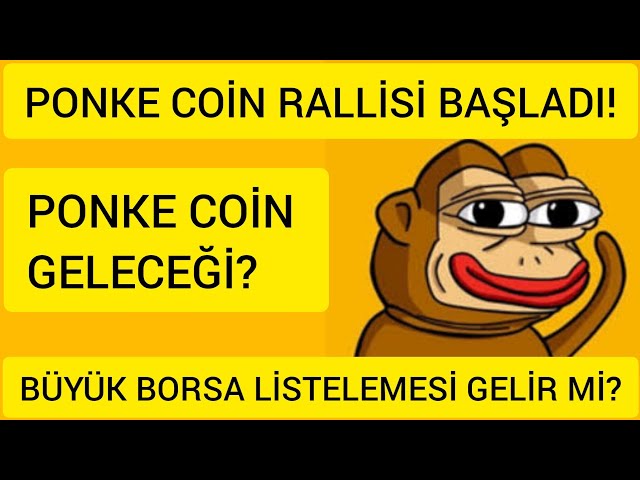 LE PONKE COIN RALLY A COMMENCÉ ! LA LISTE DE PONKE COIN BINANCE EST-ELLE À VENIR ? MON COMMENTAIRE PONKE COIN ! #ponke