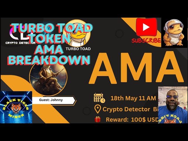 Turbo Toad Répartition de BINANCE LIVE AMA !!! Qu'est-ce que le Turbo TOKEN ???