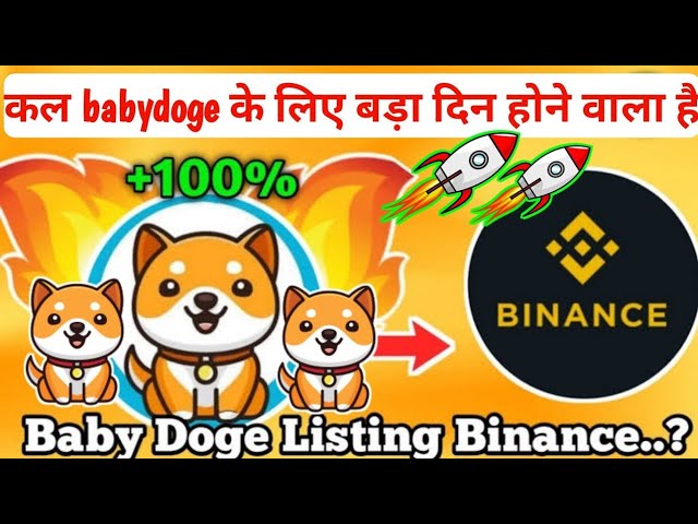 🔥Dernières nouvelles de la pièce Babydoge | Liste Babydoge Binance | Prix ​​Babydoge 1$ Bientôt 🚀 | Brûler 80% de nouvelles🔥