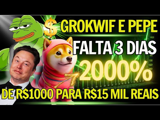 PEPE 币与 GROKWIF 合作！三天内将推出 1000 至 15000 个加密货币，并可能会爆炸。