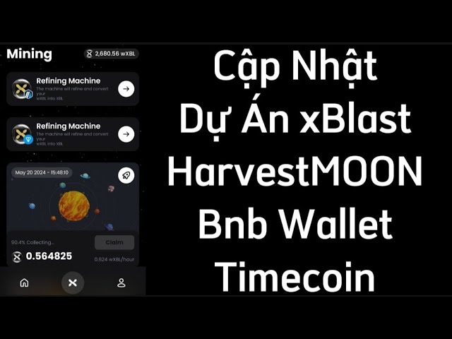 Project Update xBlast + HarvestMoon + Bnb Wallet + Timecoin + MinePOO