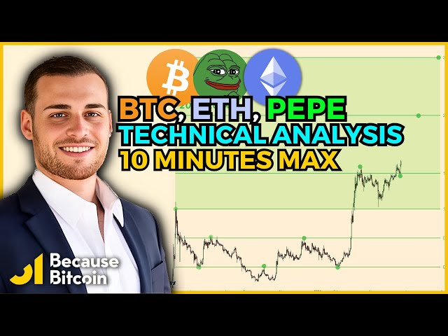 Répartition de l’analyse technique Bitcoin, ETH, Pepe, Andy | 10 MIN MAXIMUM