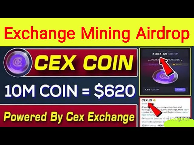 Big Cex 코인 채굴 플랫폼 ||| Cex.io Exchange Airdrop으로 구동되는 Cex 코인