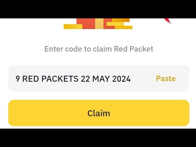 Binance Red Packet Code heute | Rotes Paket BINANCE | BNB USDT Binance Coin RED Pakete 22. Mai 2024