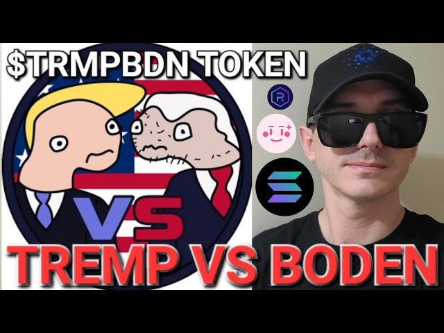 $TRMPBDN - TREMP VS BODEN JETON CRYPTO PIÈCE TRMPBDN SOL SOLANA DOLAND JEO MEMECOIN RAYDIUM JUPITER