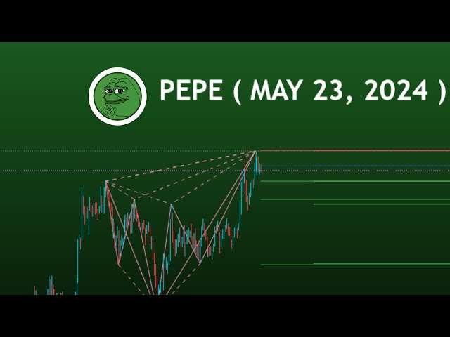 Pepe コインの価格予測、今後のターゲット? #pepe #pepecrypto #cryptosignals 2024 年 5 月 23 日