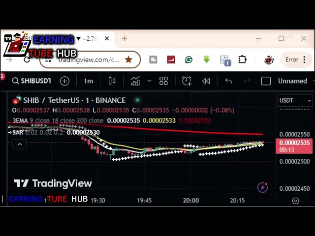 Comment gagner 2 800 $ avec l'analyse graphique des pièces SHIB | #Earning_Tube_Hub | Binance