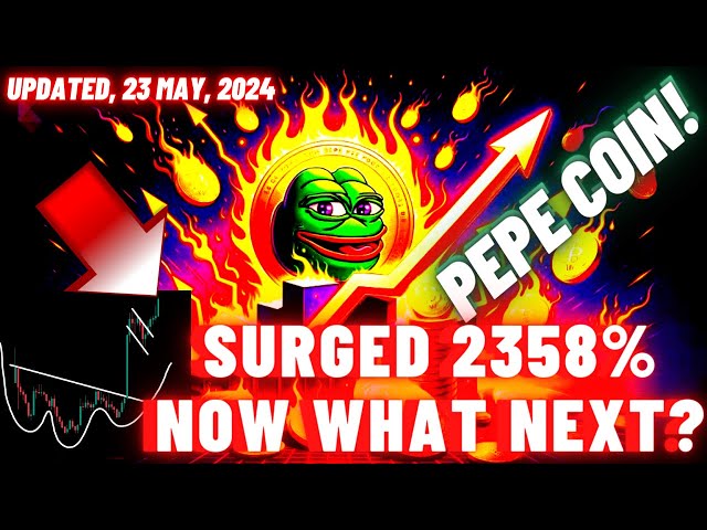 PEPE Crypto Coin a bondi de 2358%, et maintenant ? | Mis à jour le 23 mai 2024