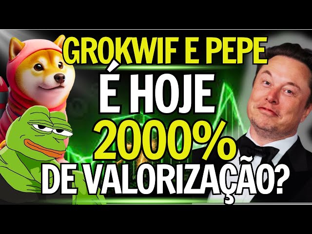 GROKWIF 和 PEPE COIN 今天大发布！ 2000％的赞赏？埃隆·马斯克的人工智能