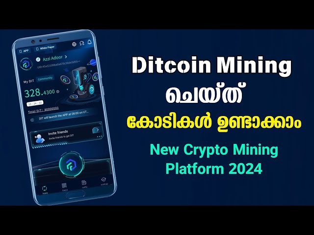 Ditcoin-Mining-App 2024 | So registrieren Sie die Ditcoin-App | Diese Coin-Preisvorhersage | Neue Mining-App