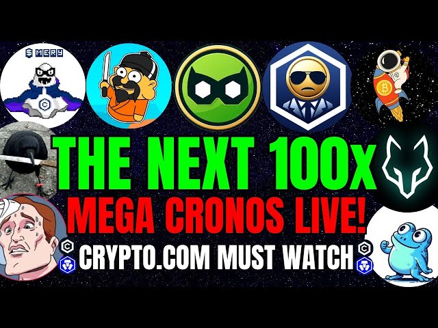 Crypto.com CRONOS 100X MEMECOINS メガライブ!🔴