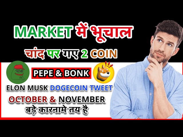 시장에 지진이 발생했습니다. 2개의 동전이 달에 갔다 Pepe & Bonk 업데이트 | Elon Musk의 Dogecoin 트윗 | 에스피