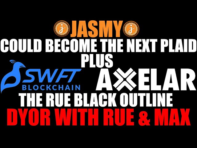 JASMY POURRAIT DEVENIR LE PROCHAIN ​​PLAID + SWFT & AXELAR ?! LE CONTOUR NOIR DE LA RUE #JASMY #SWFT #AXELAR