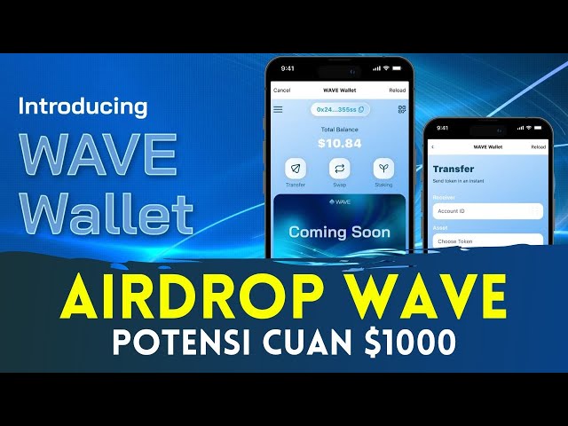 [AIRDROP GRATIS] Tutoriel WAVE WALLET Airdrop Crypto 2024 Terbaru