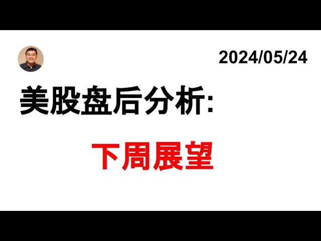 美股盘后分析：SPY DIA QQQ IWM 比特币中概股 国债/TLT 20240524