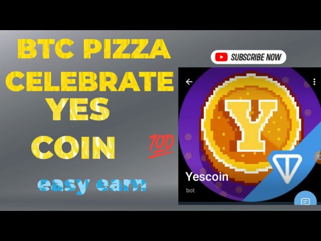 BTC pizza celebrate 🥂 YES COIN AIRDROP. 💯