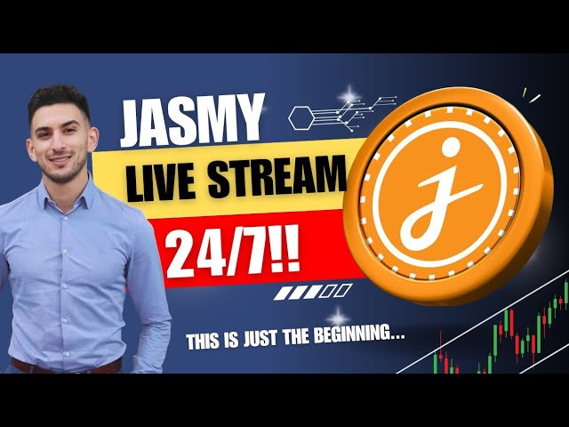 GRAPHIQUE EN DIRECT JASMY COIN AVEC CIBLES ET INDICATEURS