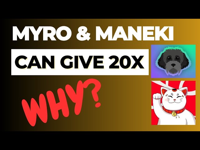 Can MYRO & MANEKI Pump Like WIF Coin? | Why MYRO & MANEKI Will Go 2000% Pump Explained | Crypto Mart