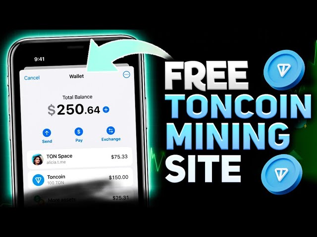 Site minier FREE TON COIN (10 TONCOIN en 5 secondes)