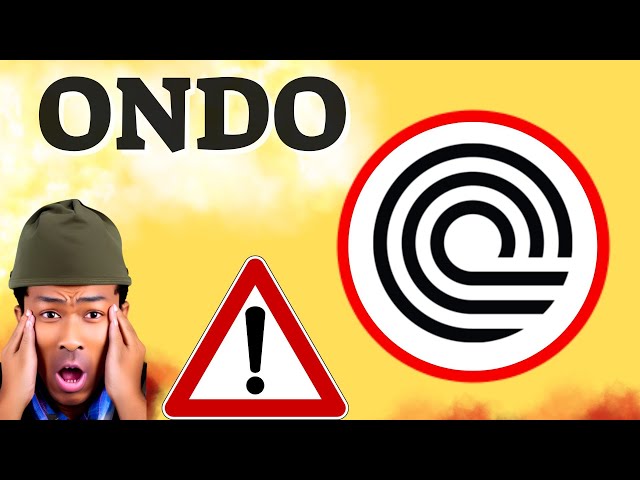 ONDO Prediction 26/MAY ONDO Coin Price News Today - Crypto Technical Analysis Update Price Now