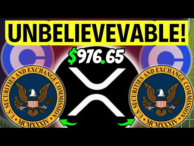 VIOLATION DE LA SEC XRP RIPPLE COINBASE ! POMPE IMPOSSIBLE DE 976,65 $ - RIPPLE XRP NEWS MAINTENANT