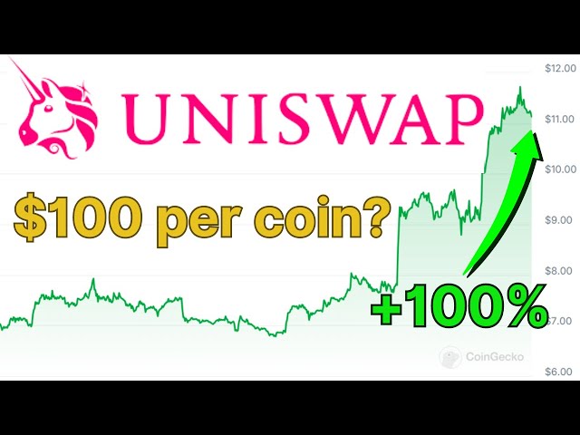 Uniswap $100 瘋狂預測。如果您擁有 $UNI 加密貨幣，請觀看此內容