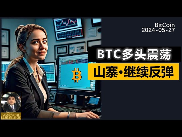 BTC每日牛市波動較大，市場非常沮喪，山寨幣持續反彈#比特幣牛市#btc