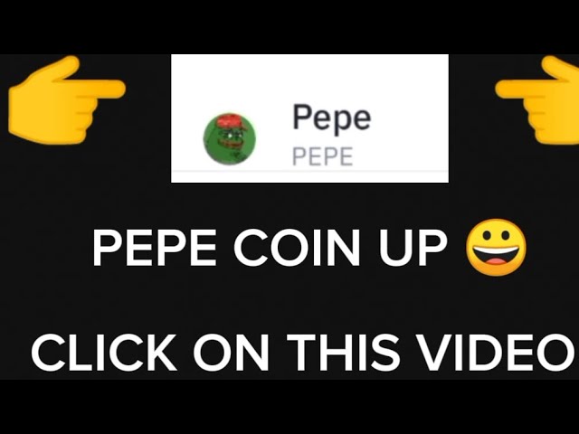 PEPE COIN UP 😀