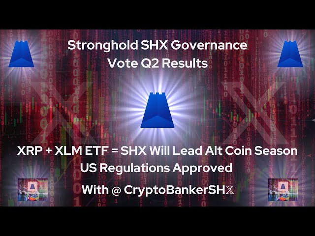 SHXガバナンス投票 🗳️ XRP + XLM ETF = SHXがオルトコインシーズンをリードする 💎📈 米国の規制が承認 ⚠️✅