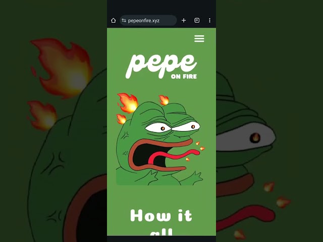 PEPE ON FIRE- PFIRE COIN- GOOD ENTRY POINT ON A LOW MARKET CAP TOKEN