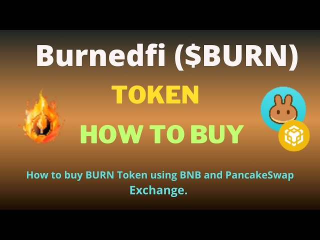 BNB 및 PancakeSwap 교환을 사용하여 Trust Wallet에서 Burnedfi(BURN) 토큰을 구매하는 방법