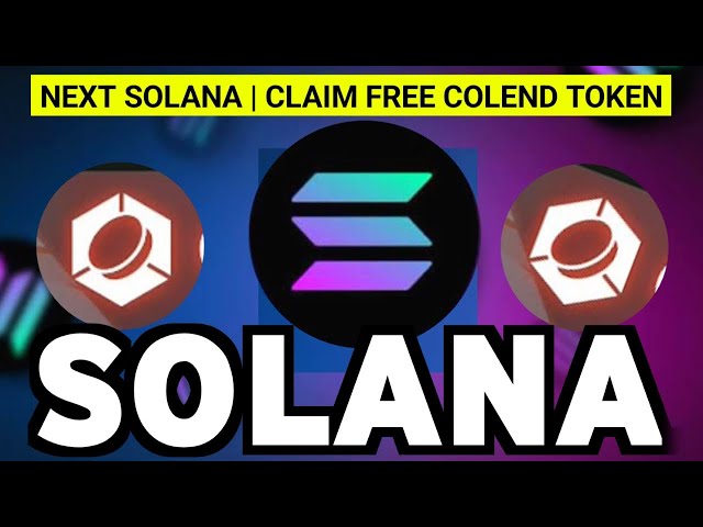 무료 COLEND 에어드롭 토큰 청구 - Next Solana _ USDT로 스왑(놓치지 마세요)