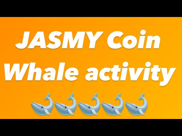 随着鲸鱼活动的出现，JASMY 币涨幅居前🚀🚀🚀#crypto #jasmy #cryptocurrency #jasmycrypto